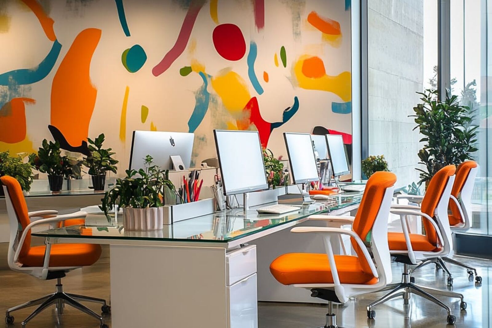 Nettoyage de bureaux d'entreprise
